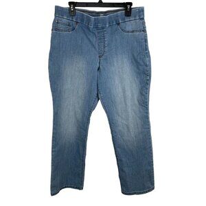 Kim Rogers Women Tummy Control Pull-On Jeans Size 14